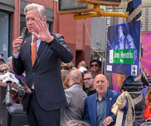 Hundreds experience Jimi Hendrix Way unveiling, including Manhattan Beep Brad Hoylman-Sigal.