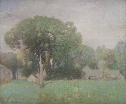 Emil Carlsen considered this work, “Afternoon Landscape,” one of his best. Photo courtesy of Salmagundi Club