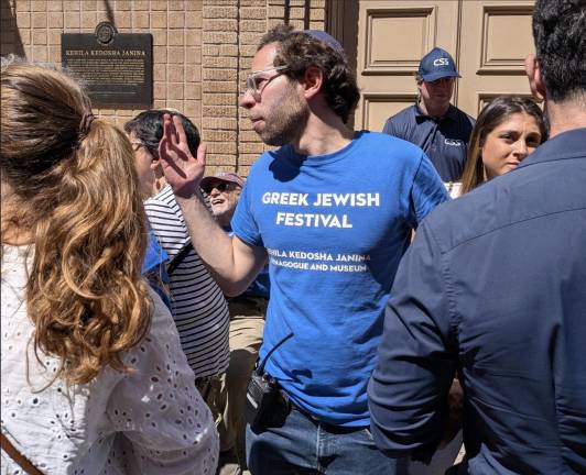 Annuel Greek Jewish Festival organized by Kehila Kedosha Janina synagogue on Broome Street.