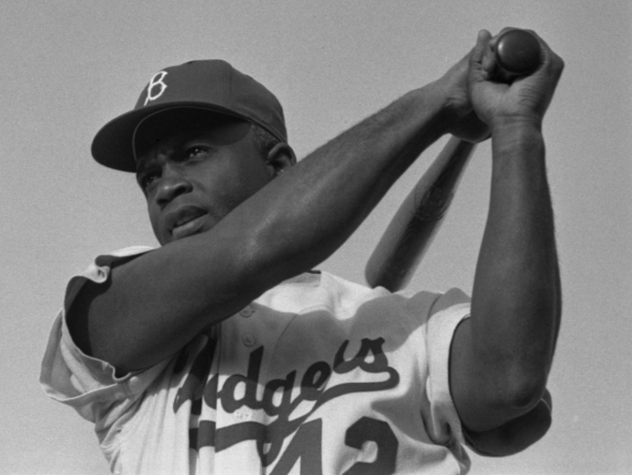Jackie Robinson broke Major League Baseball’s color barrier, taking the field for the Brooklyn Dodgers in 1947. To mark the occasion, every major league ballplayer in the country wears his number, 42, on April 15.