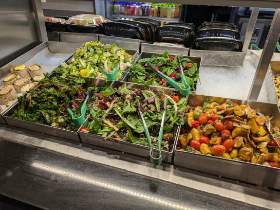 Salad bar at Essen.