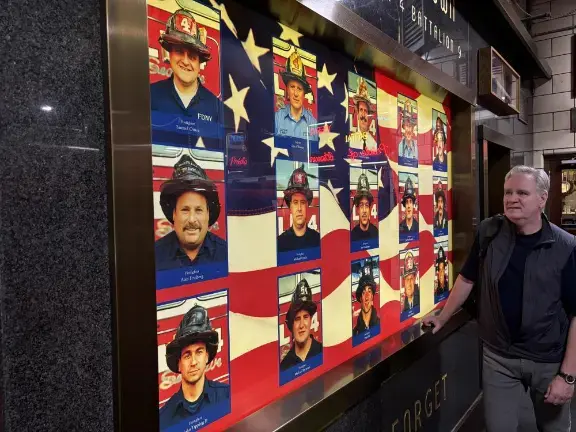 Photo journalist Peter Foley lived in the firehouse at West 48th St. and Eighth for a year before 9-11 and captured photos of the firefighters. Fifteen members would perish in the terrorist attack, making it the house with the largest number of fatalities that tragic day in which 343 firefighters were killed.