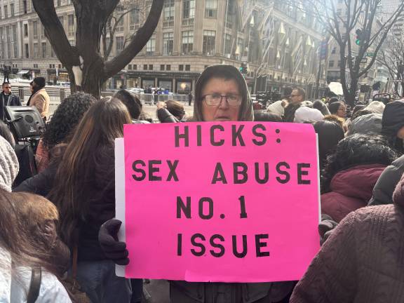 Among the people who flocked to St. Patrick’s Cathedral was Robert Hoatson, a former Catholic priest who said he is a survivor of sexual abuse by clergy and now runs the non-profit Road to Recovery.