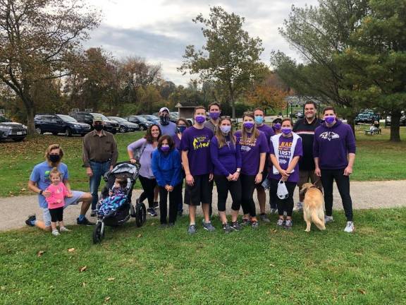 The 2020 Manhattan Walk to End Alzheimer’s team. Photo courtesy of Samantha Rader