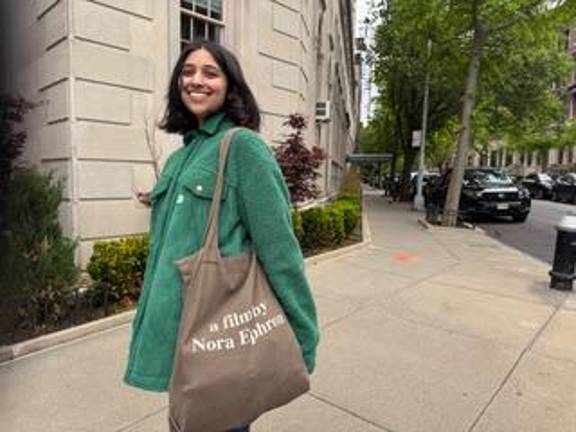 Self described superfan, Serean Ajbani says she’s been in lover with Nora Ephron’s writings since she was a teen.