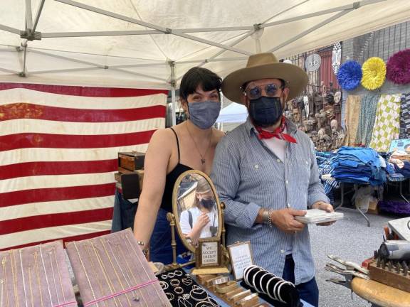 Thea Grant and her husband own a handmade jewelry business and have a store in DUMBO. Photo: Sami Roberts