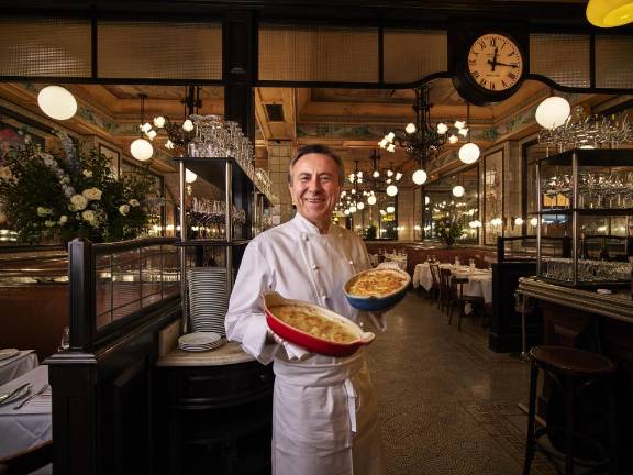 Chef Daniel Boulud of Le Gratin. Photo: Bill Milne