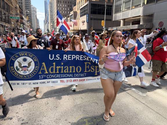 Dominican Day Parade dazzles, including, even in defeat, Adriano Espaillat.