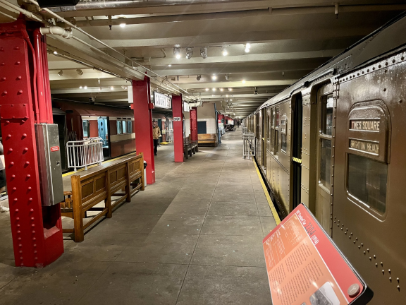 New York Transit Museum Vinyl Night will transform this platform level into a funky dance hall.