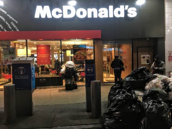 The McDonald's at 490 Eighth Avenue. Photo: Andrew Willard 