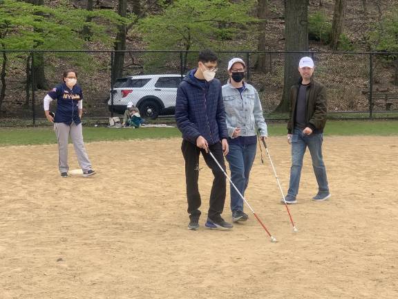 Teens from the Lighthouse Guild afterschool program in Riverside Park. Photo: Kay Bontempo