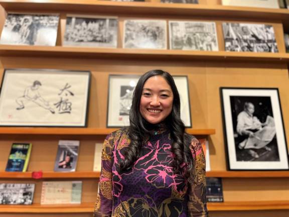<b>Jessica Chen is being sponsored by the Museum of the Chinese in American to mark AAPI Heritage Month which celebrates history while looking to fight prejudice and dispel stereotypes.</b> Photo: Maggie Wong