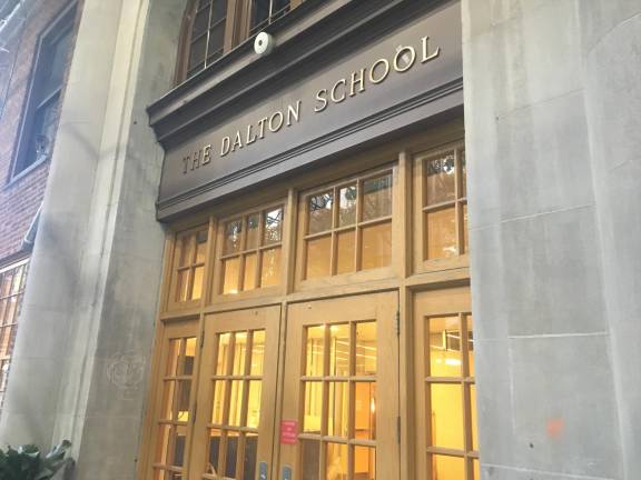 The Dalton School, on the Upper East Side, is a member of the New York State Association of Independent Schools (NYSAIS).