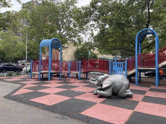In its current state, the playground goes mostly unused. Photo by Abigail Gruskin