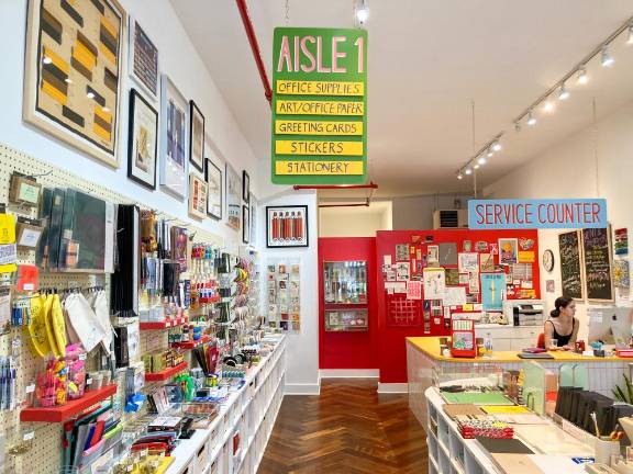 Caroline Weaver, owner of CW Pencil Enterprise, inside her store. Photo: James Pothen