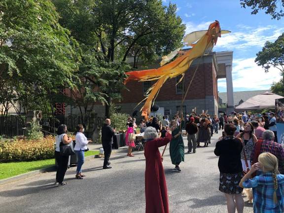 Outdoor space at the Cathedral of St. John the Divine. Photo: Gabrielle Ferrigine