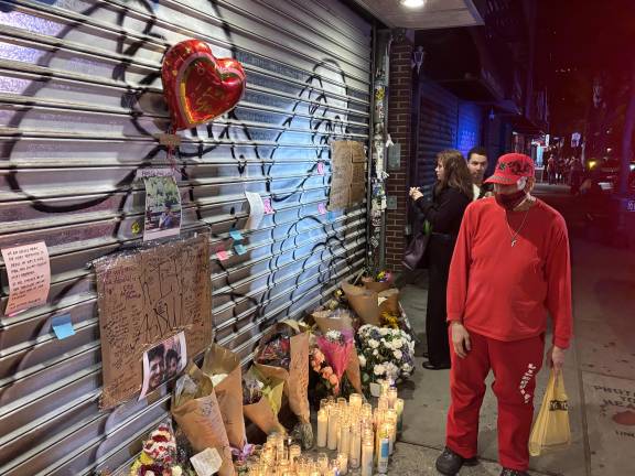 Late into the night, mourners and well wishers continued to flock to Sal’s Deli &amp; Grocery where Abdul Saleh had worked, leaving handwritten notes, candles and flowers. Saleh was killed in an altercation with