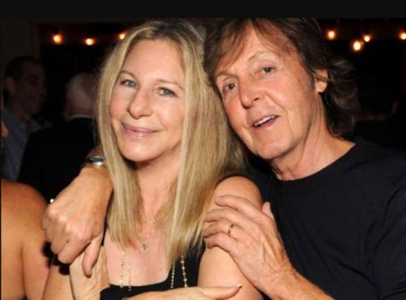 Barbra Streisand and Paul McCartney sing a duet, “<i>My Valentine,“ </i>on Streisand’s latest album of duets with legendary artists. Their song was released on May 16. The full album hits streaming platforms on June 27.