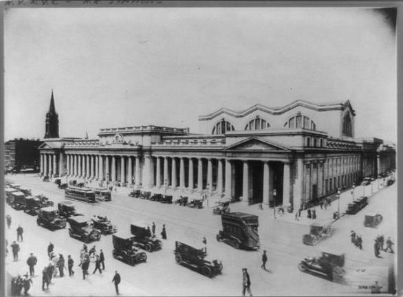 The original, majestic Penn Station, designed by the esteemed architectural firm of firm McKim, Mead &amp; White, was torn down in the 1960s by the floundering Pennsylvania Railroad.