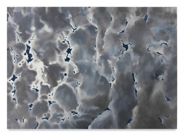 Landscapes are natural metaphors, says artist, April Gornik. Moonlight, 2019, Oil on linen, 65 x 91 inches.