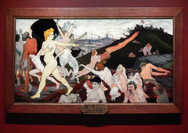 Charles Maurin's "The Dawn of Labor," ca. 1891. Photo: Adel Gorgy