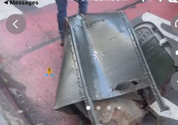 Three postal relay boxes were crushed in the mayhem on East 57th near Madison Avenue after an 86-year-old driver in a U-Haul minivan drove onto the sidewalk. The USPS said no civilian mail was lost in the process.