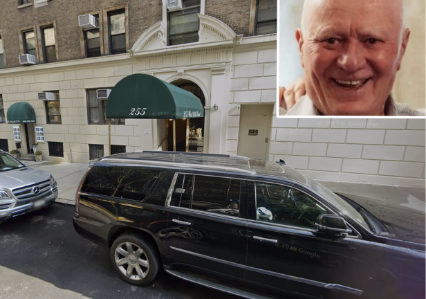 Beloved UWS doorman Nicolate “George” Lica and his building, 255 W. 88th St.