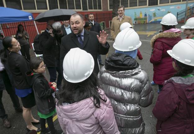 Improvements to public schools, parks, libraries and public housing are on the Participatory Budgeting ballot in City Council Speaker Corey Johnson&#x2019;s West Side district, which includes Chelsea, Hell&#x2019;s Kitchen and Greenwich Village. Photo: William Alatriste/NYC Council