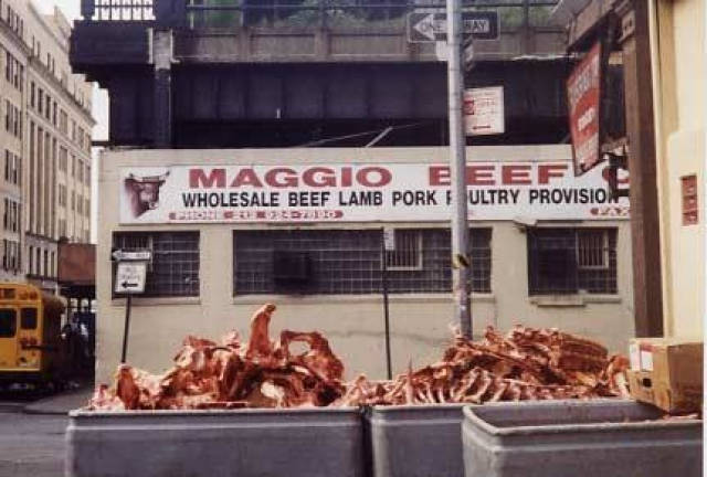 Maggio Beef, on Washington Street, was torm down to make room for the Whitney.