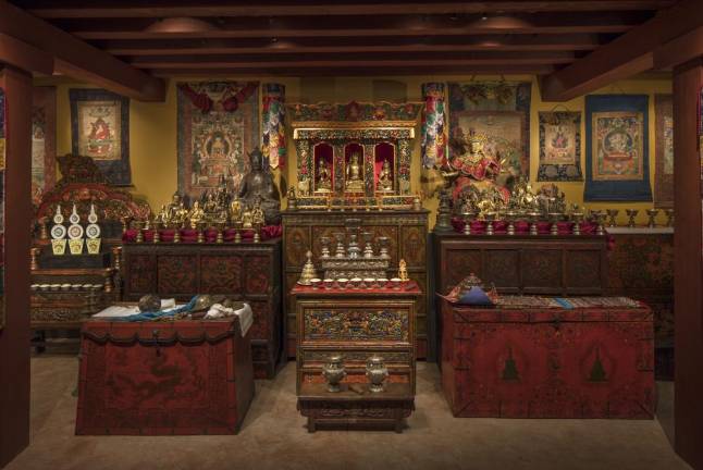 The Rubin Museum's Shrine Room.