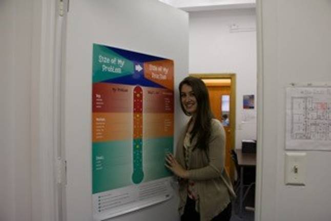 Smith School's social worker, Rebecca Levin, has been at the school just a year. Photo: Melody Chan