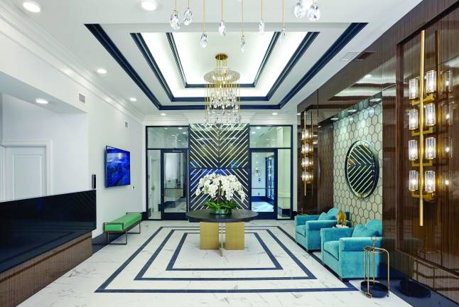 The Bristal York Avenue lobby. Photos provided.