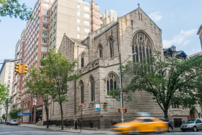 Saint Ignatius of Antioch Episcopal Church at West 87th and West End will use a $25,000 grant for structural repairs and restoration work. Photo courtesy New York Landmarks Conservancy