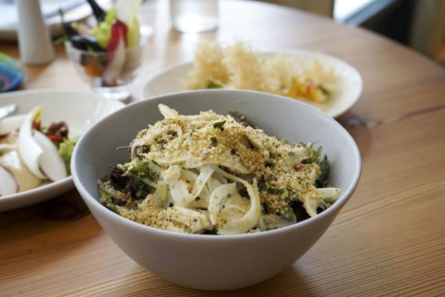 Kale and sea veggie Caesar. Photo: Susan Marque