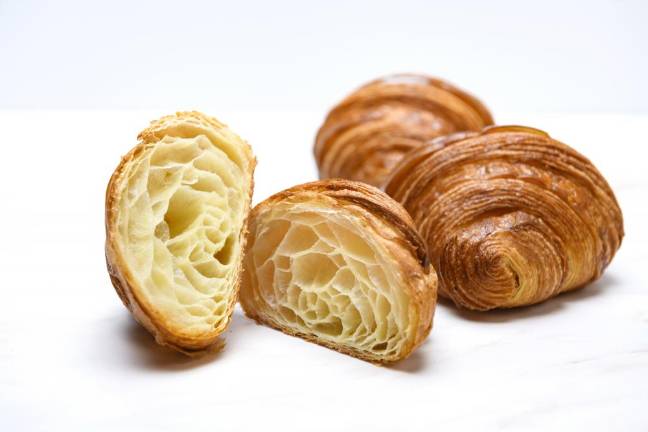 The honeycomb texture of Dominique Ansel’s croissants. Photo: Evan Sung