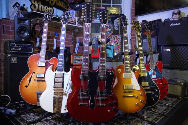 Brothers Guitar Shop, located on East 84th, sells and buys guitars and offers lessons to musicians of all ages.