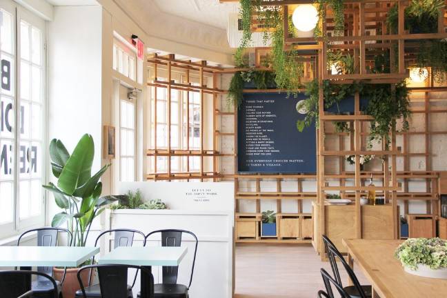 Village Den interior. Photo: Karissa Ong for BeccaPR