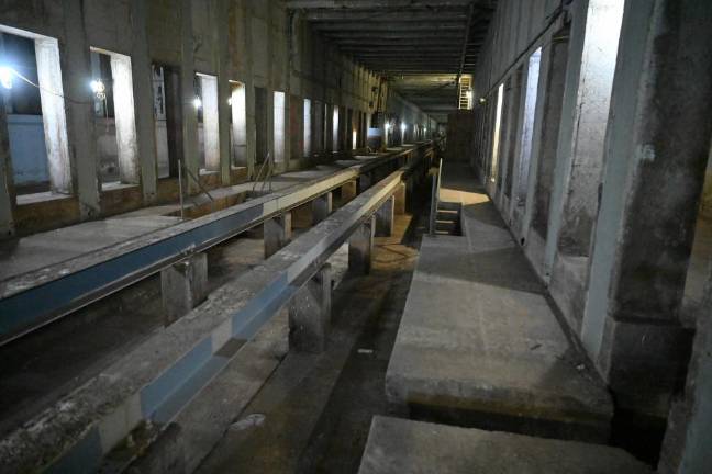 The undeveloped Second Avenue Subway tunnel. Photo: Kevin P. Coughlin / Office of the Governor