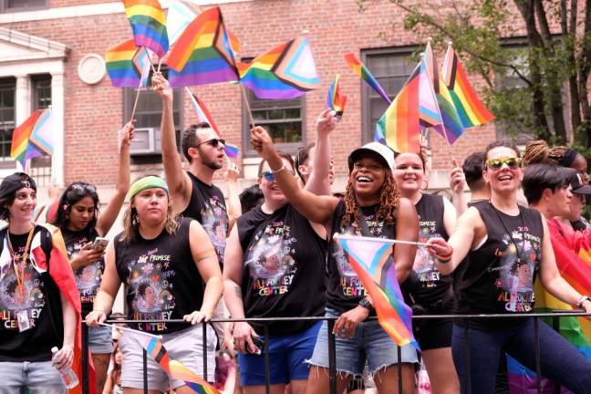A crowd estimated at up to two million showed their color at the annual Pride Day parade in Manhattan on June 25. Photo: Beau Matic