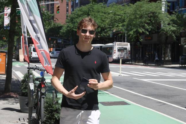 Eighteen-year-old Theo Darringer created ParkSignal NYC in June. The street parking detection app already has thousands of downloads.