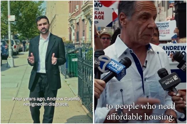 Democratic candidate Zohran Mamdani (left) and Independent candidate Andrew Cuomo feud over their mayoral qualifications, particularly when it comes to affordability.