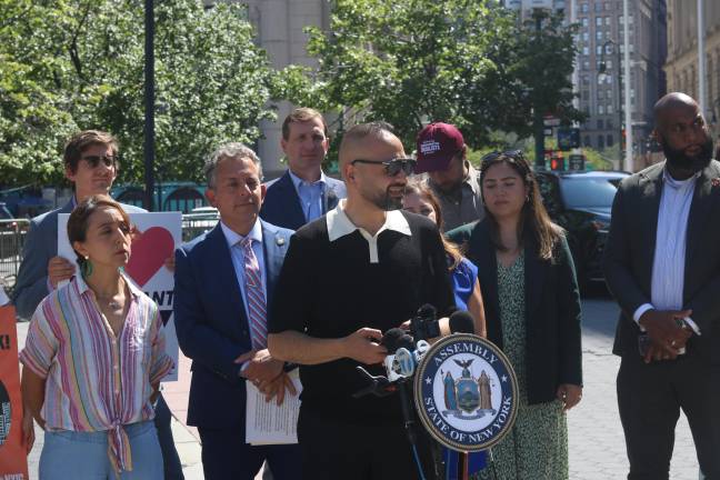 New York Immigration Coalition President Murad Awawdeh called the block on the mask ban a mistake.