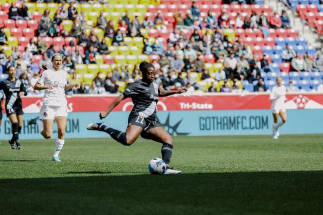 Mandy Freeman of Gotham FC. Photo courtesy of Gotham FC