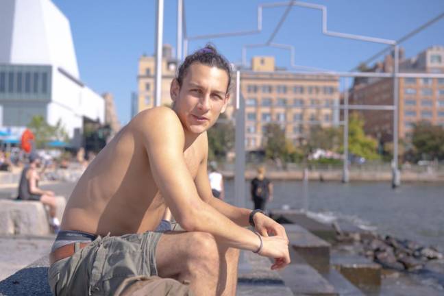 Ty Rocker, a cancer researcher, shared that he went in for a job interview earlier on Oct. 4 and then came straight to the beach to relax and distract himself from checking his email every few minutes. ( Priyanka Rajput)