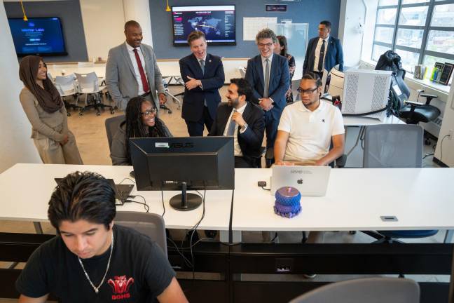 Mayor Zohran Kwame Mamdani and Schools Chancellor Kamar H. Samuels announced a moratorium on student-facing generative Artificial Intelligence (AI) use in schools on Sept. 2, 2026.