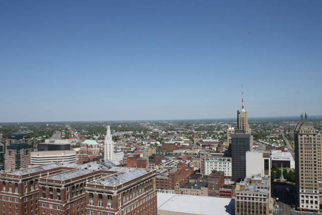 Downtown Buffalo, site of an economic development plan that has attracted investigators' attention. Photo courtesy Zen Skillicorn via flickr
