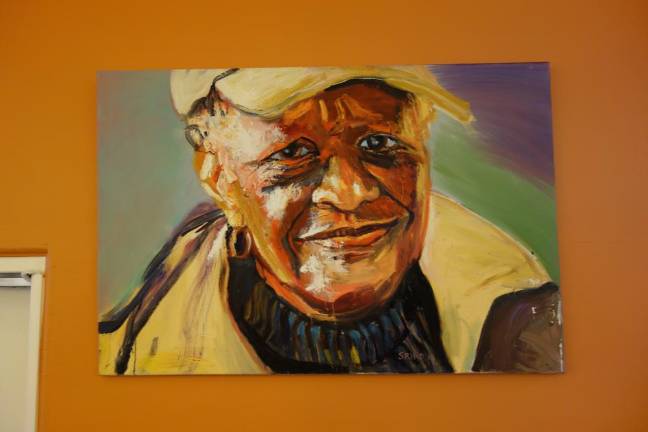 Painting by a SAGE member. Photo: Deborah Fenker