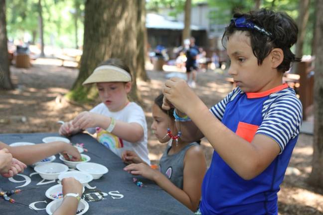 Crafts time. Photo: Jennifer Weisbord Photography