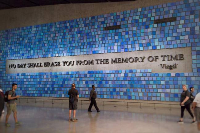 In the 9/11 Memorial. Photo: Shelby L. Bell, via Flickr