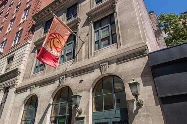 Exterior of the three-story Muhlenberg Community Library at 209 W. 23rd St., which first opened in 1906, was built with funds donated by steel magnate Andrew Carnegie and designed by the architectural firm Carrère &amp; Hastings. The branch has been “temporarily” closed for repairs for nearly six years.